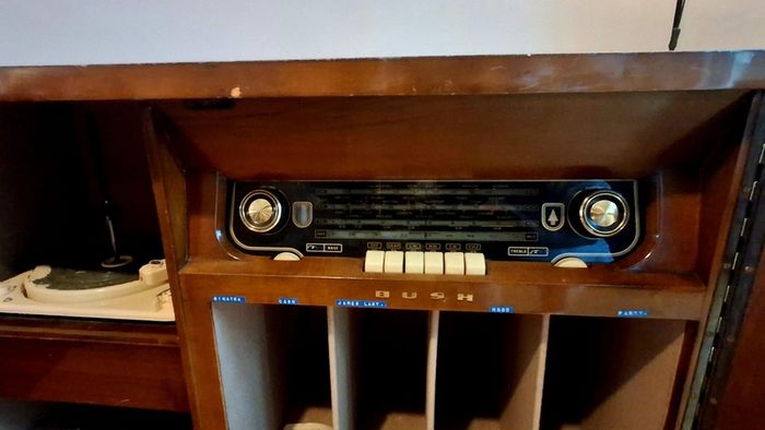 Vintage Stereo 1950's Radiogram Record and Radio Player