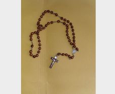 Rosary with Wooden Beads
