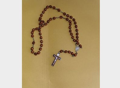 Rosary with Wooden Beads