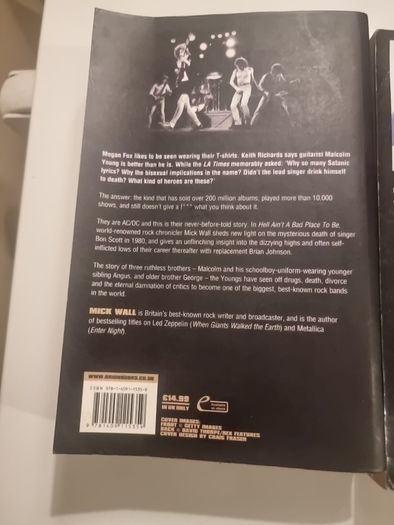 AC/DC books job lot x 3