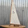 Antique Pond Yacht and stand with origional rigging c1930 Image 4
