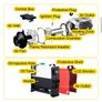 12V 5KW Car Heater Air Diesel Heater with LCD switch Diesel Heater with Remote Control and for Boats Car Trucks Campervans Image 5