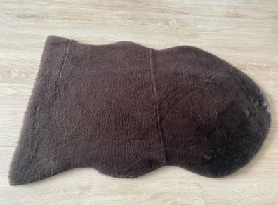 Fur Rug Brown - Brand New