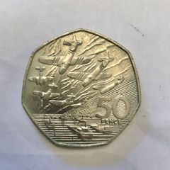UK 1994 50p Coin D-Day 50th Anniversary Normandy Landings