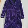 Zara Sparkly Sequin Dress Size Large Image 5