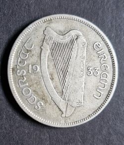 Ireland 1933 Silver Florin
