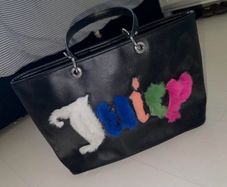 Juicy Couture Y2K Furry tote bag