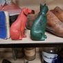 Vintage Wooden Dog & Cat Image 4