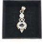 White Quartz And Cubic Zirconia Sterling Silver Pendant Image 10