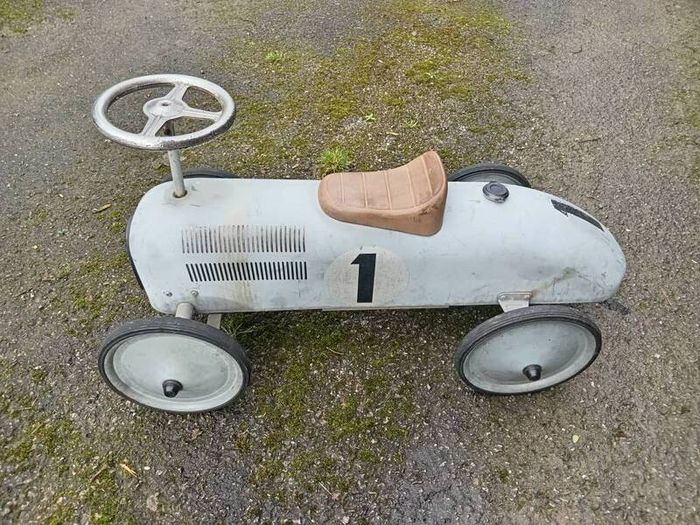 Vintage child's steel car