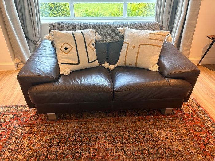 leather sofa