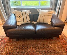 leather sofa