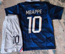 France football jerseys and shorts kids 7 to 14 years old