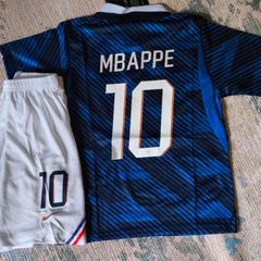 France football jerseys and shorts kids 7 to 14 years old