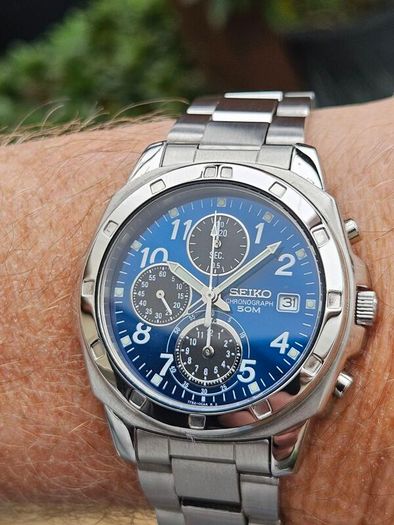 Watch Seiko Chronograph.