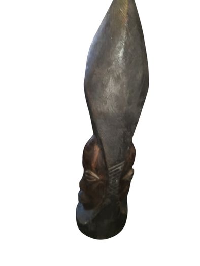 Large rare hand carved Ebony statue