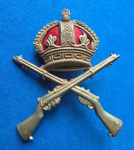 British School of Musketry cap badge