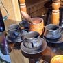 1970'S  pottery cups saucers Image 2