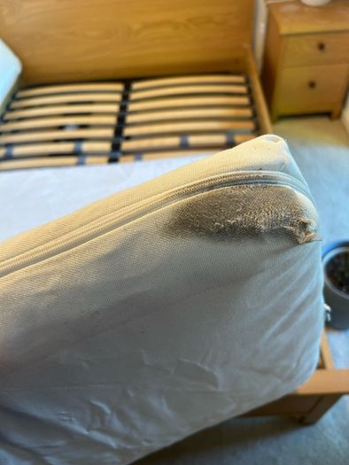 Ikea double bed foam mattress