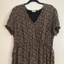Fat Face black floral dress Image 2