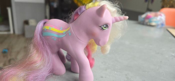 Streaky Rainbow Rider  Rainbow Curl Ponies MLP G1 My Little Pony