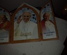 Wood Fram Picture Of The Holly Pope