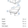 Ikea chair bed Image 3