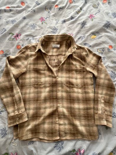 Check Button-Up Overshirt