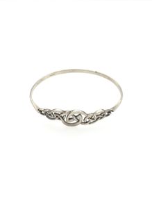 Vintage 925 Sterling Silver Kit Heath Designer Celtic Knot Bangle