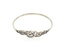 Vintage 925 Sterling Silver Kit Heath Designer Celtic Knot Bangle