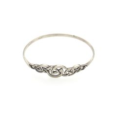 Vintage 925 Sterling Silver Kit Heath Designer Celtic Knot Bangle