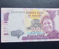 Malawi 2016.South East Africa.20 Kwacha.Uncirculated Banknote.