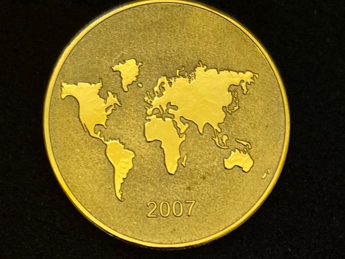 New seven wonders of the world, full set. Commerative coins.