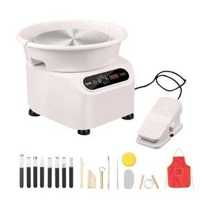Pottery Wheel, 10 inch Pottery Forming Machine, 350W Electric Wheel for Pottery with Foot Pedal