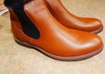 Men's ankle boots. Slip on.Size 12. Tan. New
