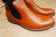 Men's ankle boots. Slip on.Size 12. Tan. New