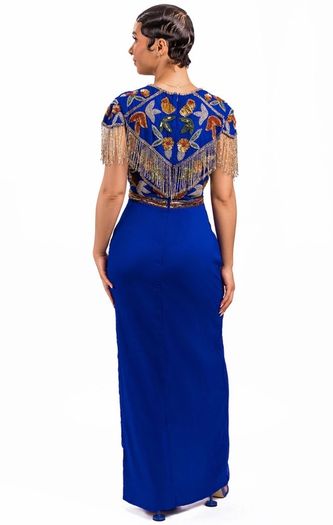 Lollies Embellished Midi Dress