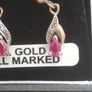 ladies 9ct gold earrings Image 5