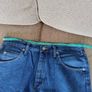 Wrangler cotton denim unisex jeans 32 waist and 34 leg in very good condition with no issues see last two photos for exact measurements FREE TRACKED POSTAGE INCLUDED Image 8