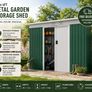 Metal shed 9ft x 4ft Image 6