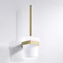 Brand New WOMAO Toilet Brush Gold Stainless Steel Wall Mounted Toilet Brush. Image 2