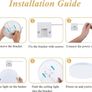 LED Ceiling Light 36W, Round Ceiling Lights, Daylight White 6500K 3240LM Image 2