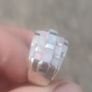 Stunning Mother Of Pearl Sterling Silver Ring Image 6
