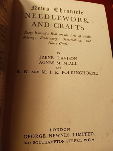 News Chronicle/ Needlework & Crafts / 1935