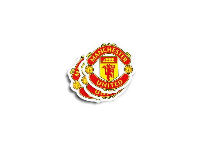 Man United Glossy Stickers 2-Pack