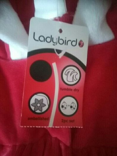12-18mths BNWT LADYBIRD Mother Christmas Set 12-18mths