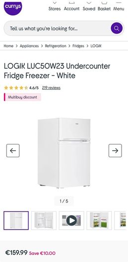 Fridge Freezer - White