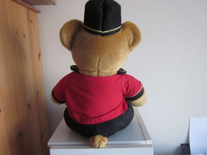 FAO Schwarz Plush Toy Soldier Teddy Bear 15inches