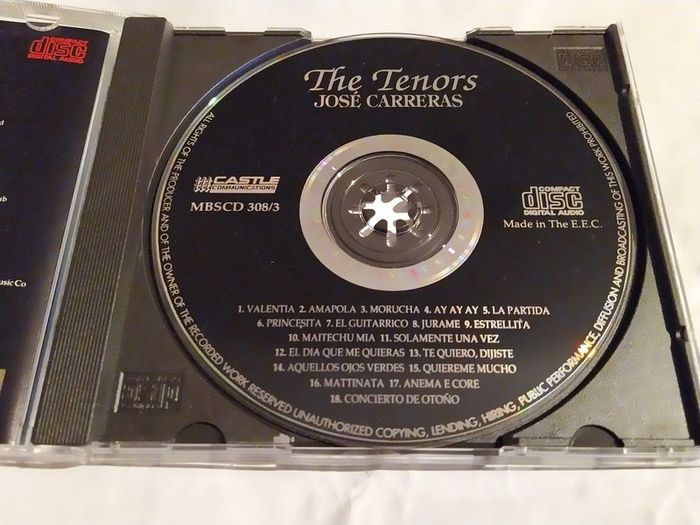 The Tenors Jose Carreras Cd