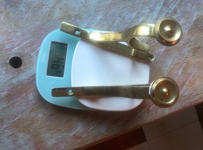 brass curtain pole holders